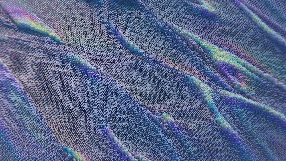 a close up of a colorful pattern