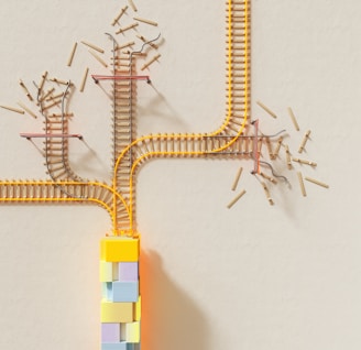 a close-up of a sculpture