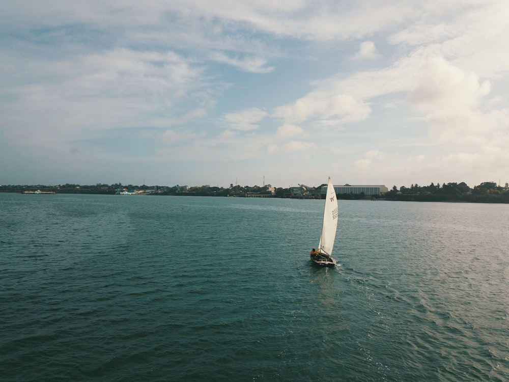 a sailboat on the water