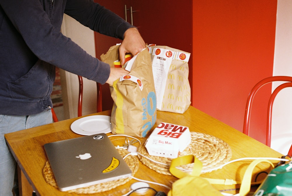 a person is preparing a meal