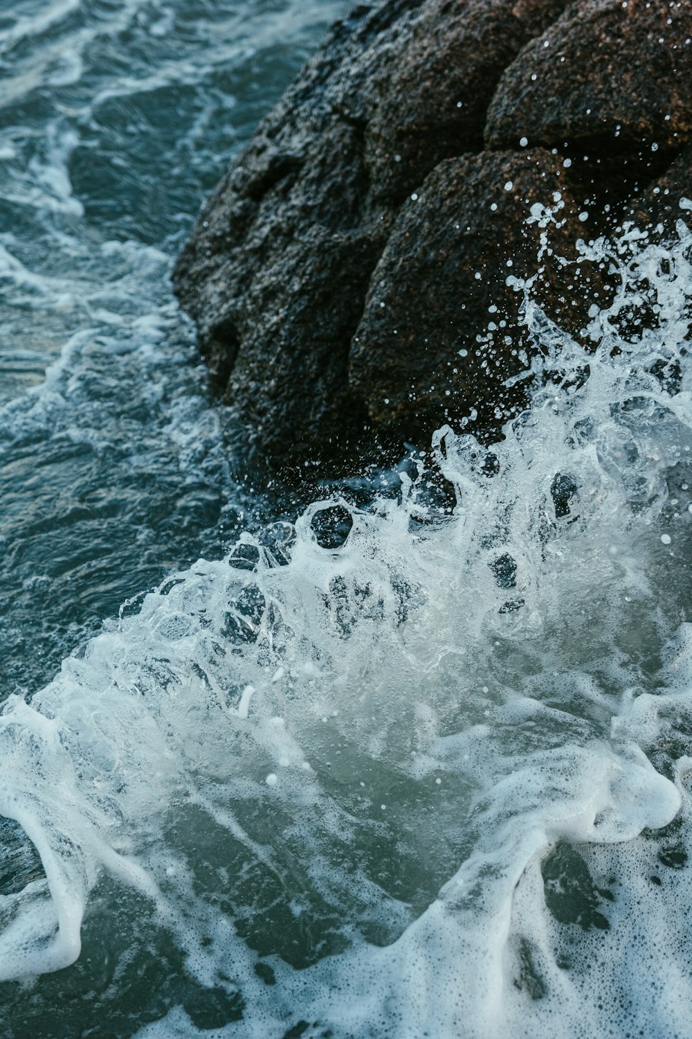 a large wave crashing