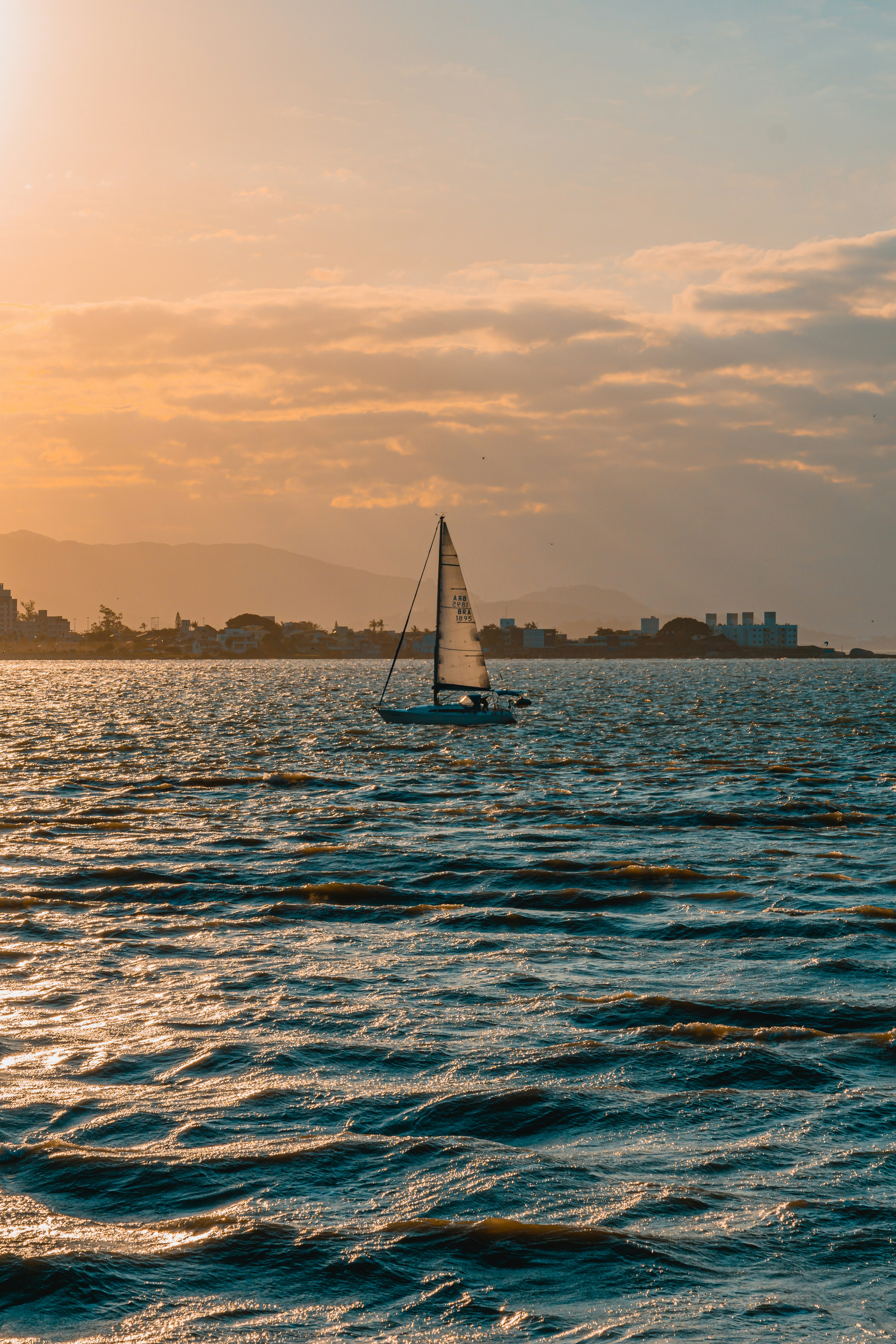 a sailboat on the water