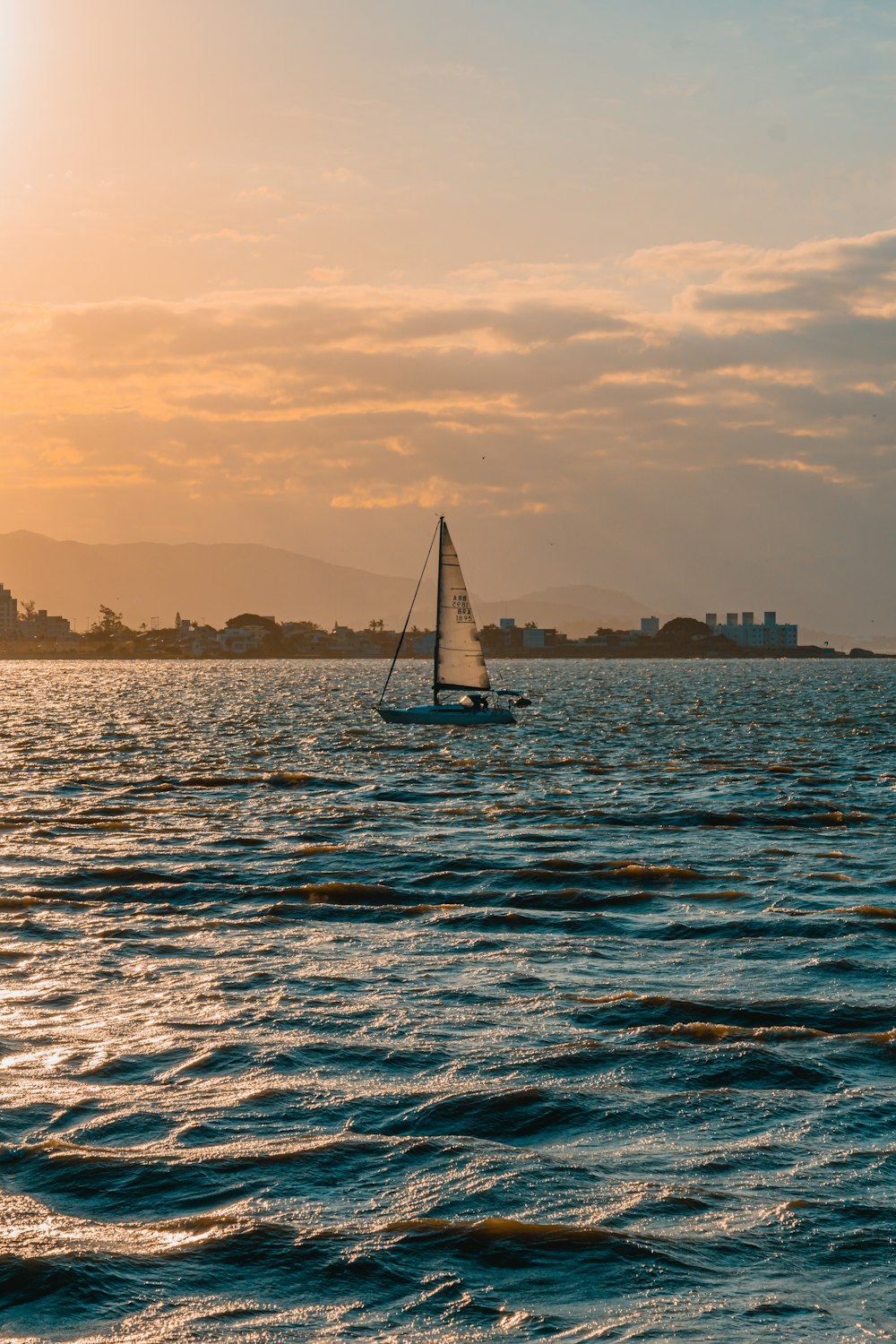 a sailboat on the water