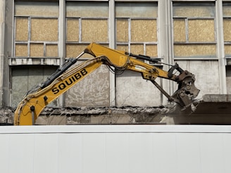 a yellow and black machine