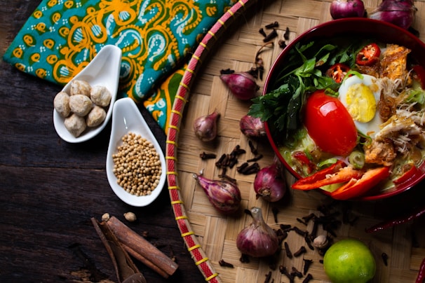 a plate of food