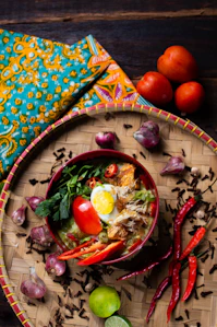 a plate of food