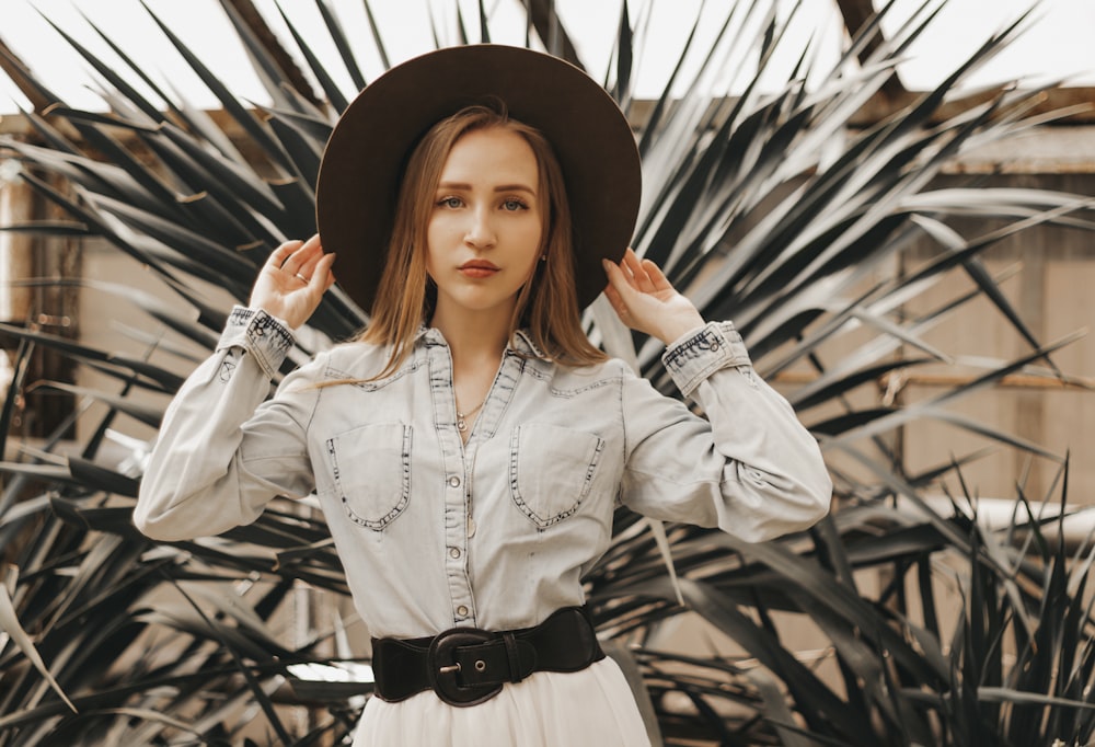 a woman posing for a picture