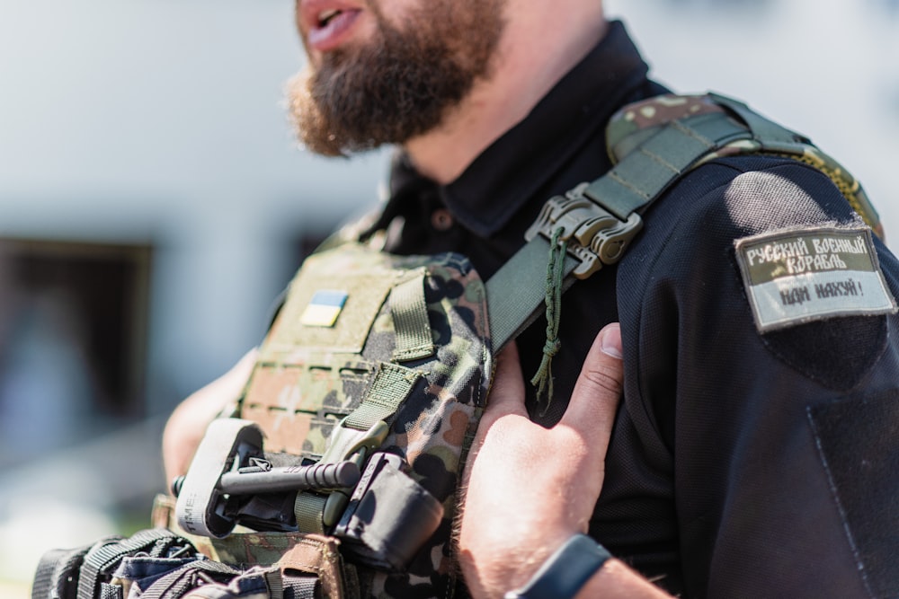 a man in a military uniform