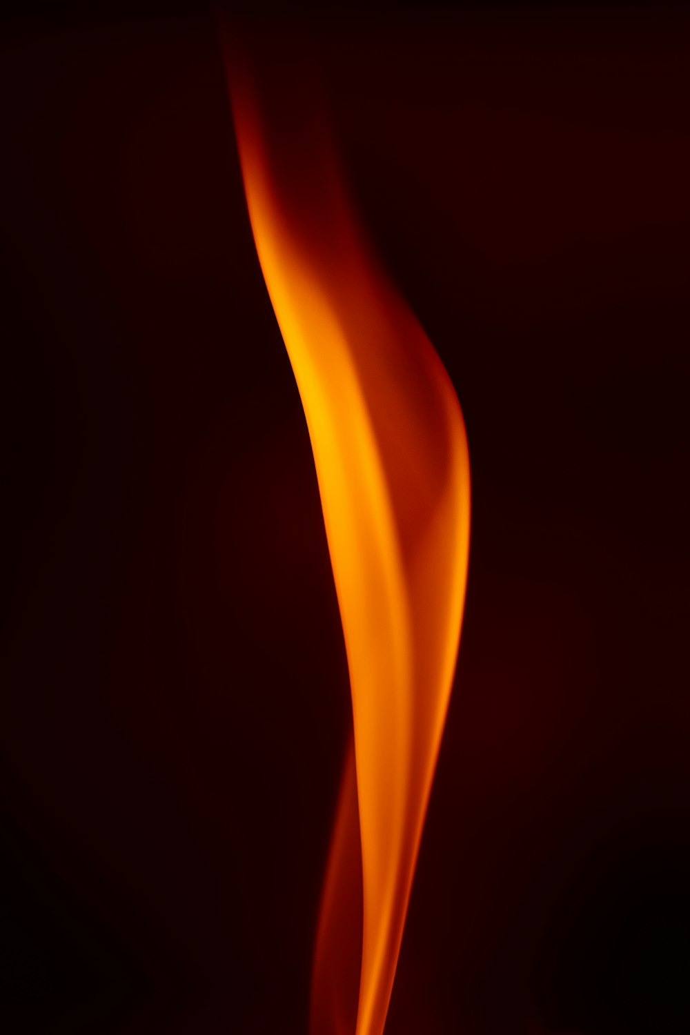 a close-up of a flame