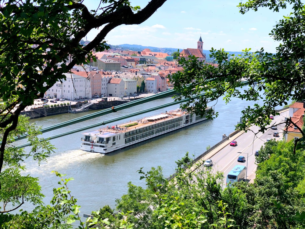 a bridge over a river