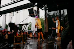 a group of people on a stage