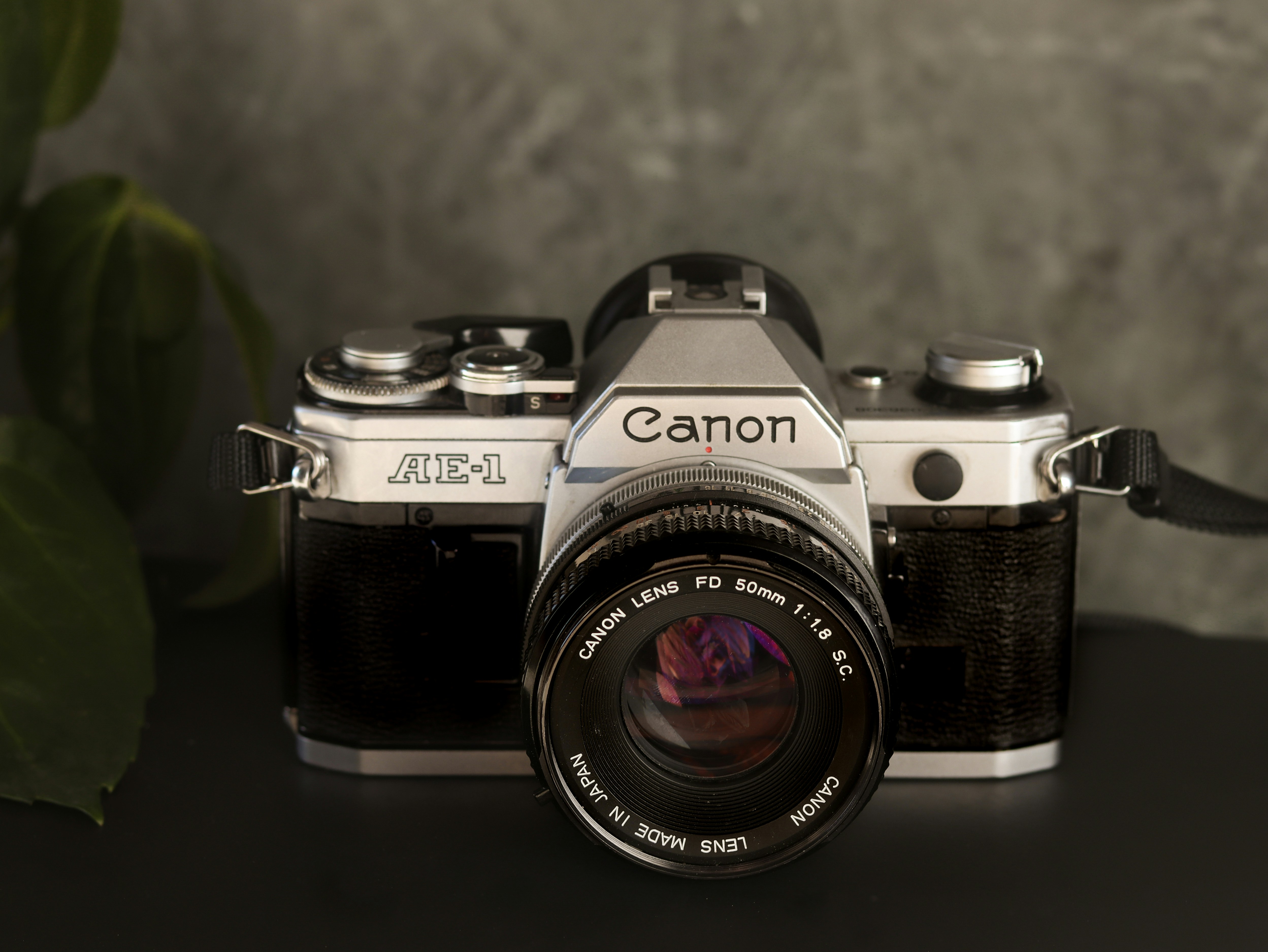 a black and white camera