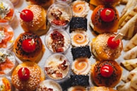 A festive spread featuring assorted finger foods and dips, perfect for birthday celebrations.