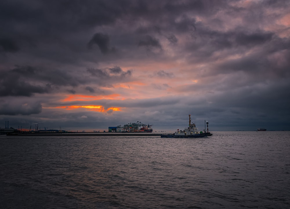 a group of ships in the water