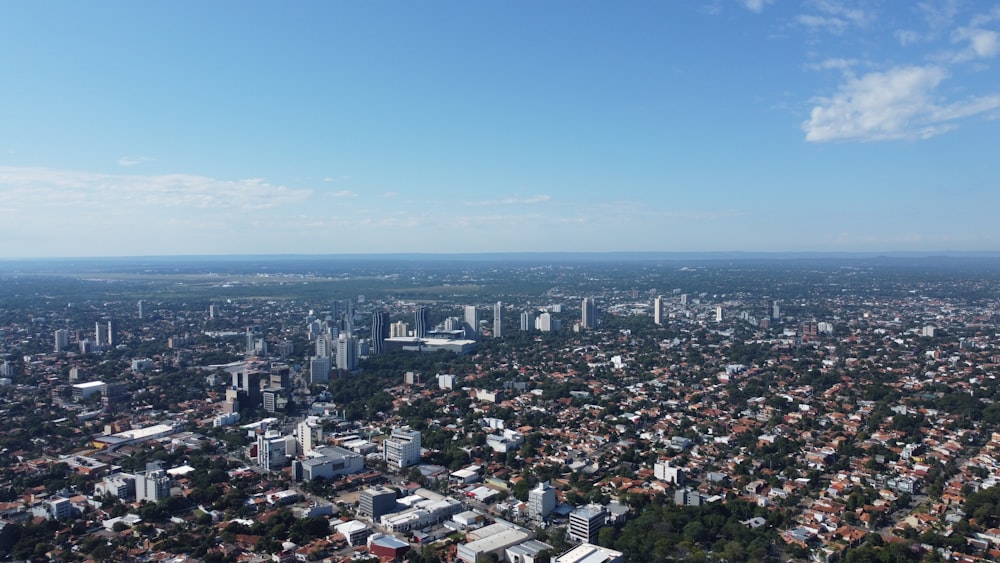 a city with many buildings