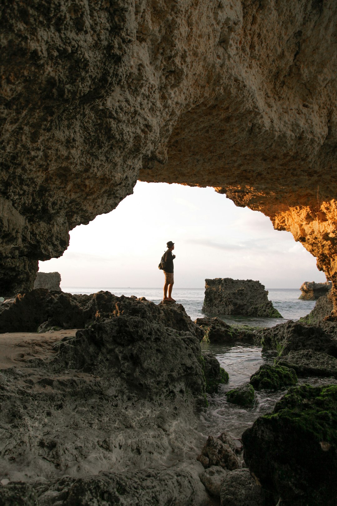 Natural arch photo spot Bali Indonesia