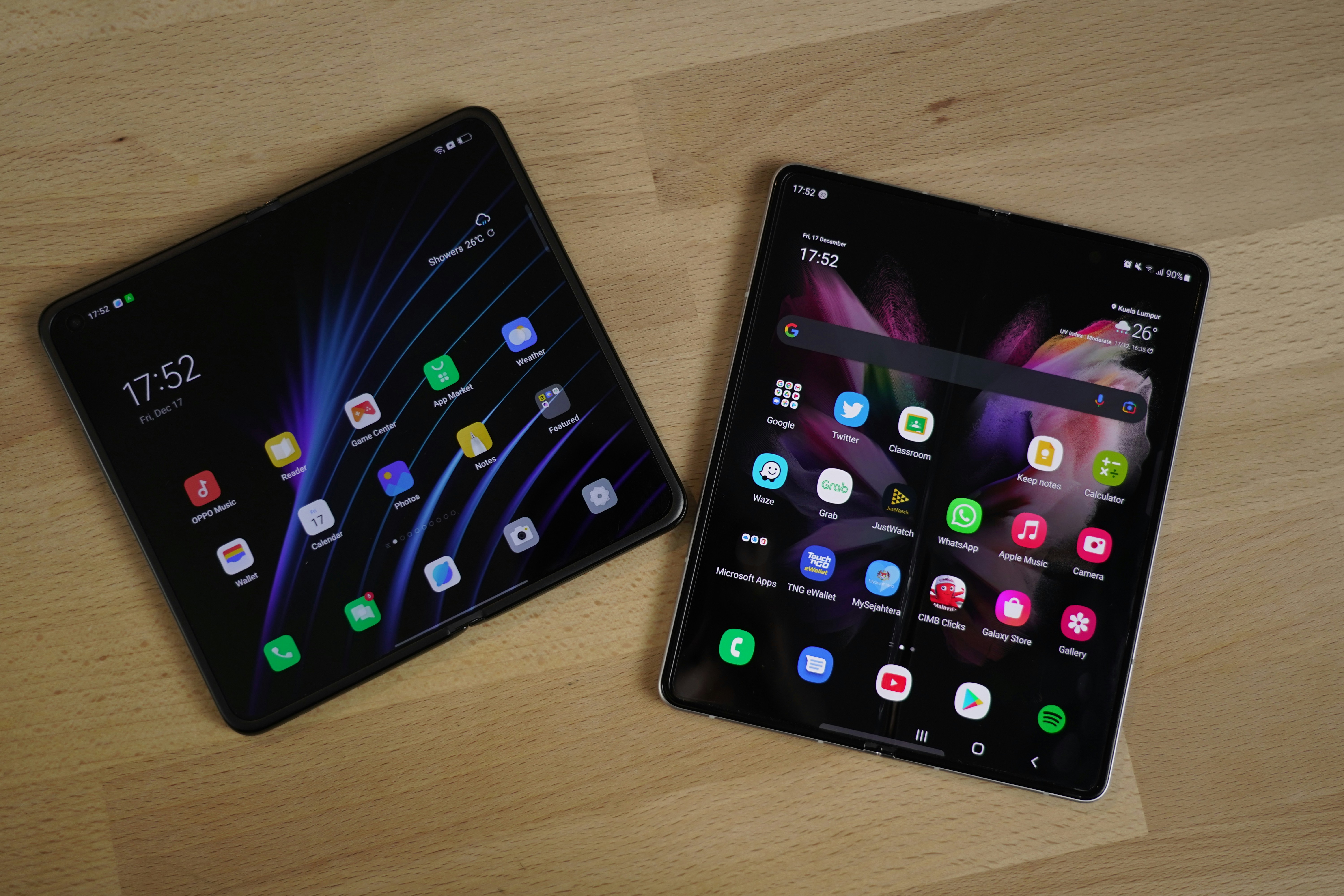 Oppo Find N & Galaxy Z Fold
