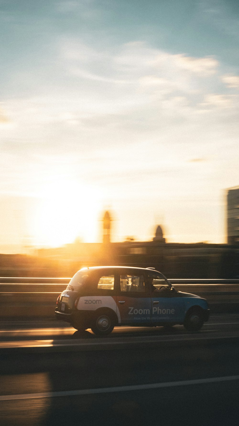 a police car on a road