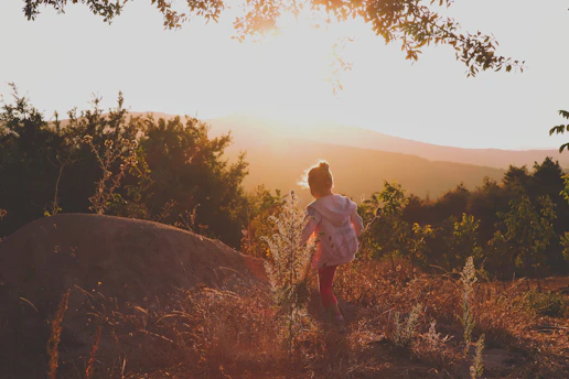 a man standing on a rock