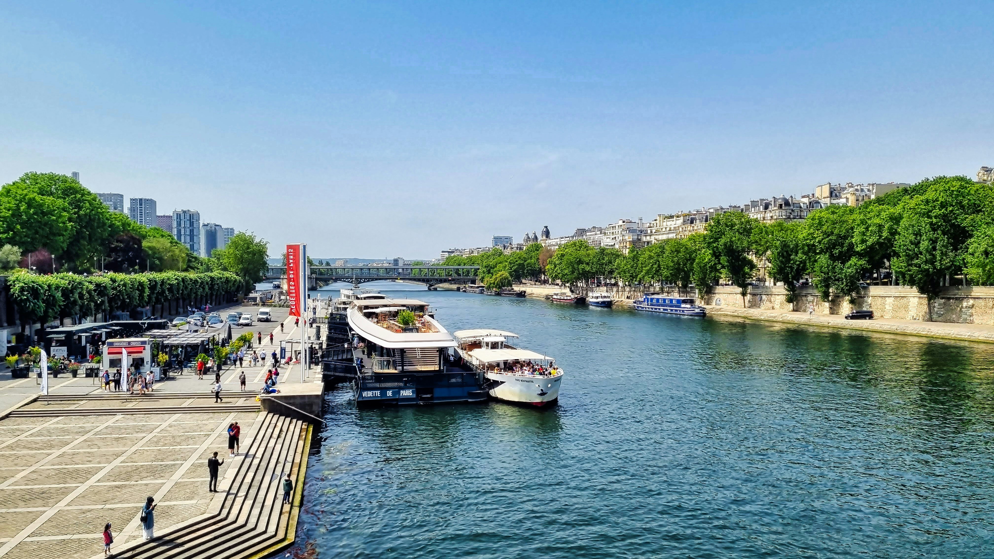 Boats on the River Seine