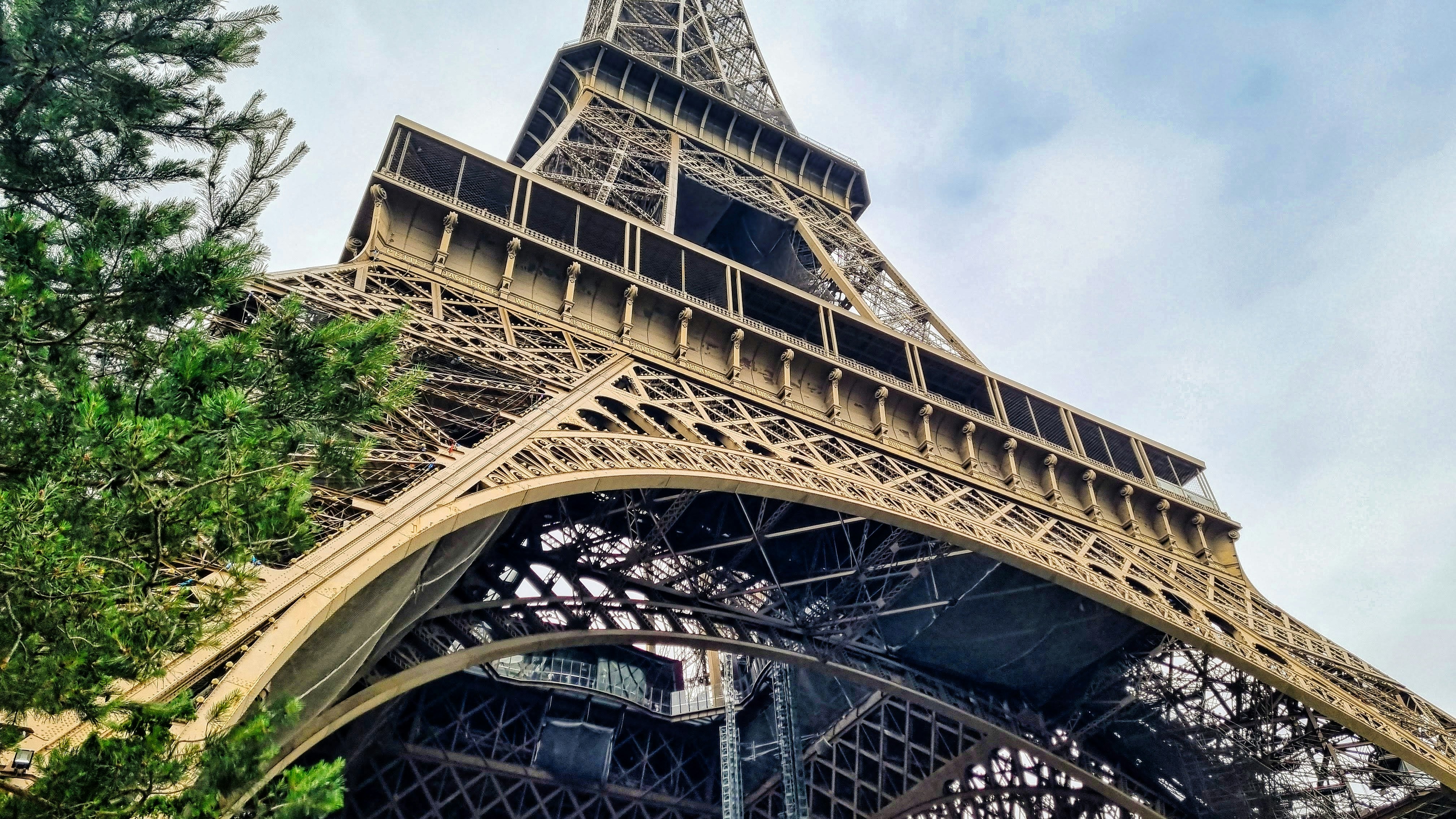 Close Up View of Eiffel Tower