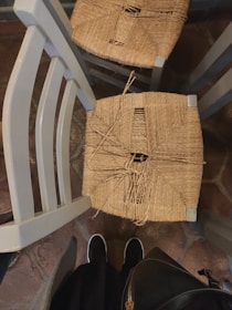 A realistic image of used furniture being evaluated.