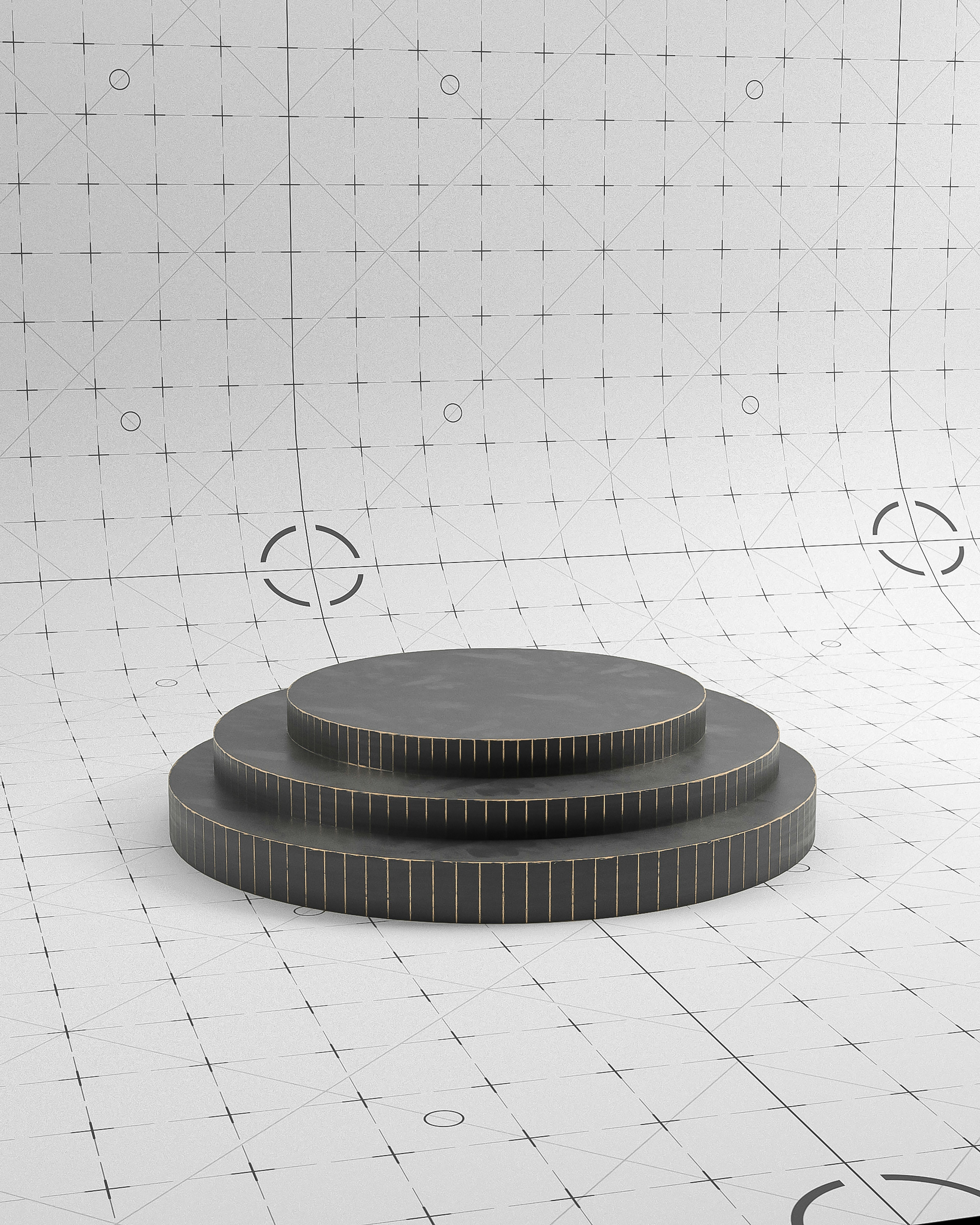 a black and silver object