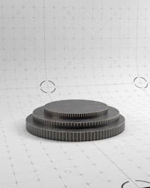 a black and silver object