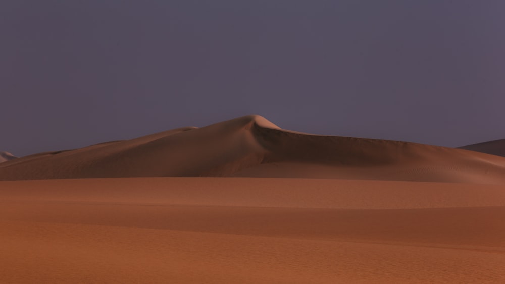 a large sand dune