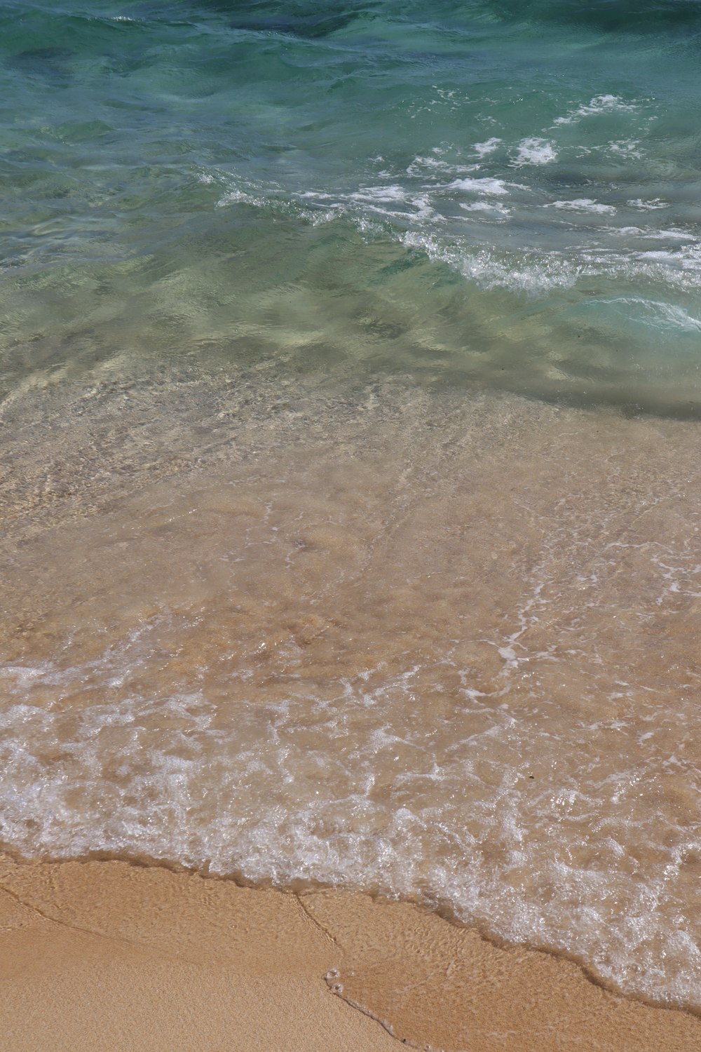 waves crashing on a beach