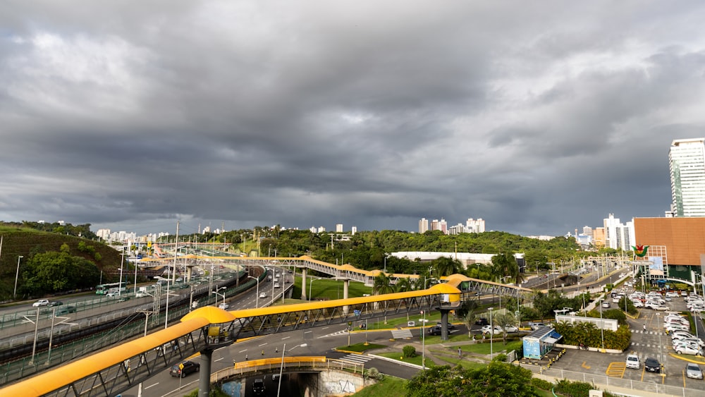 a large city landscape