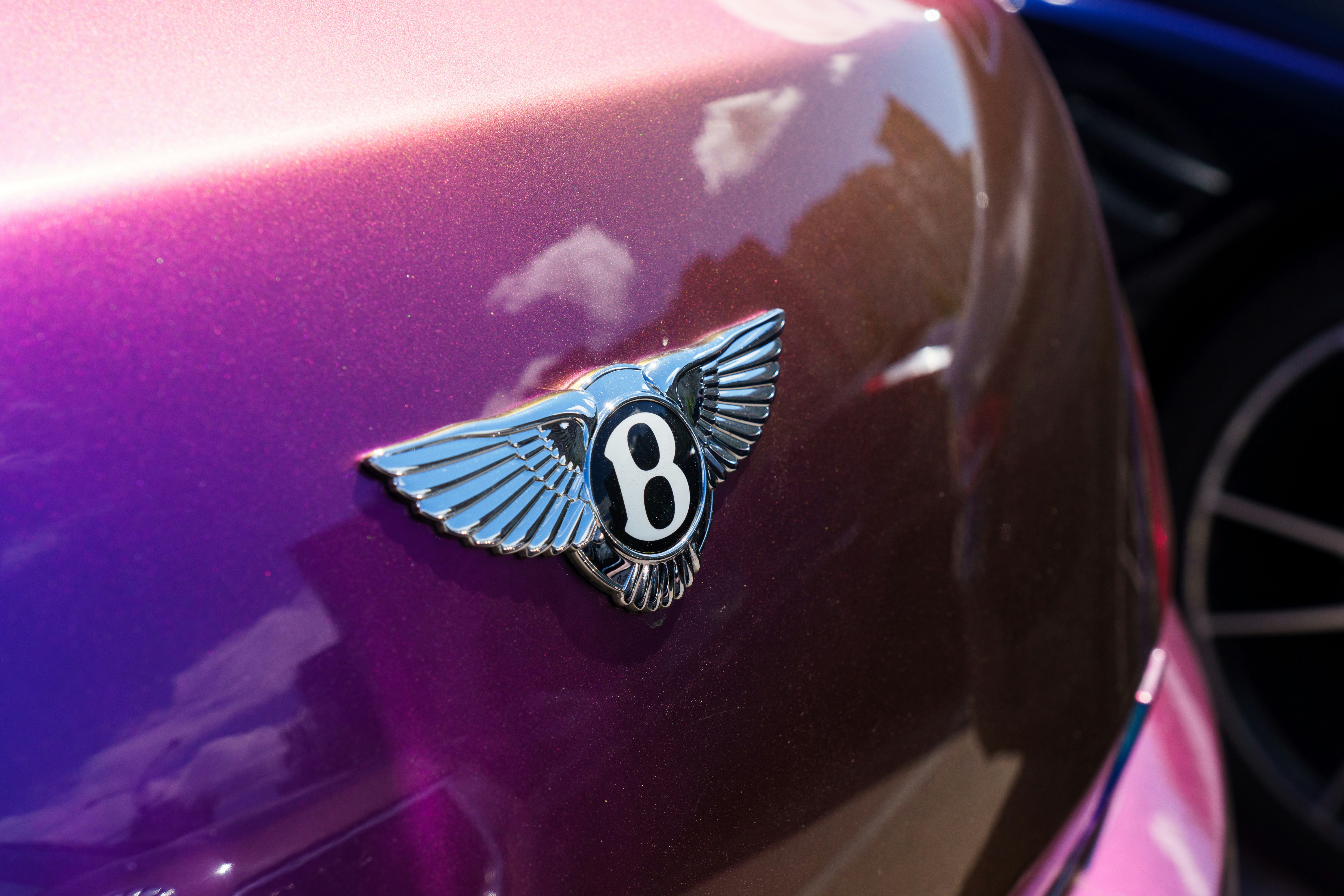 a close up of a car