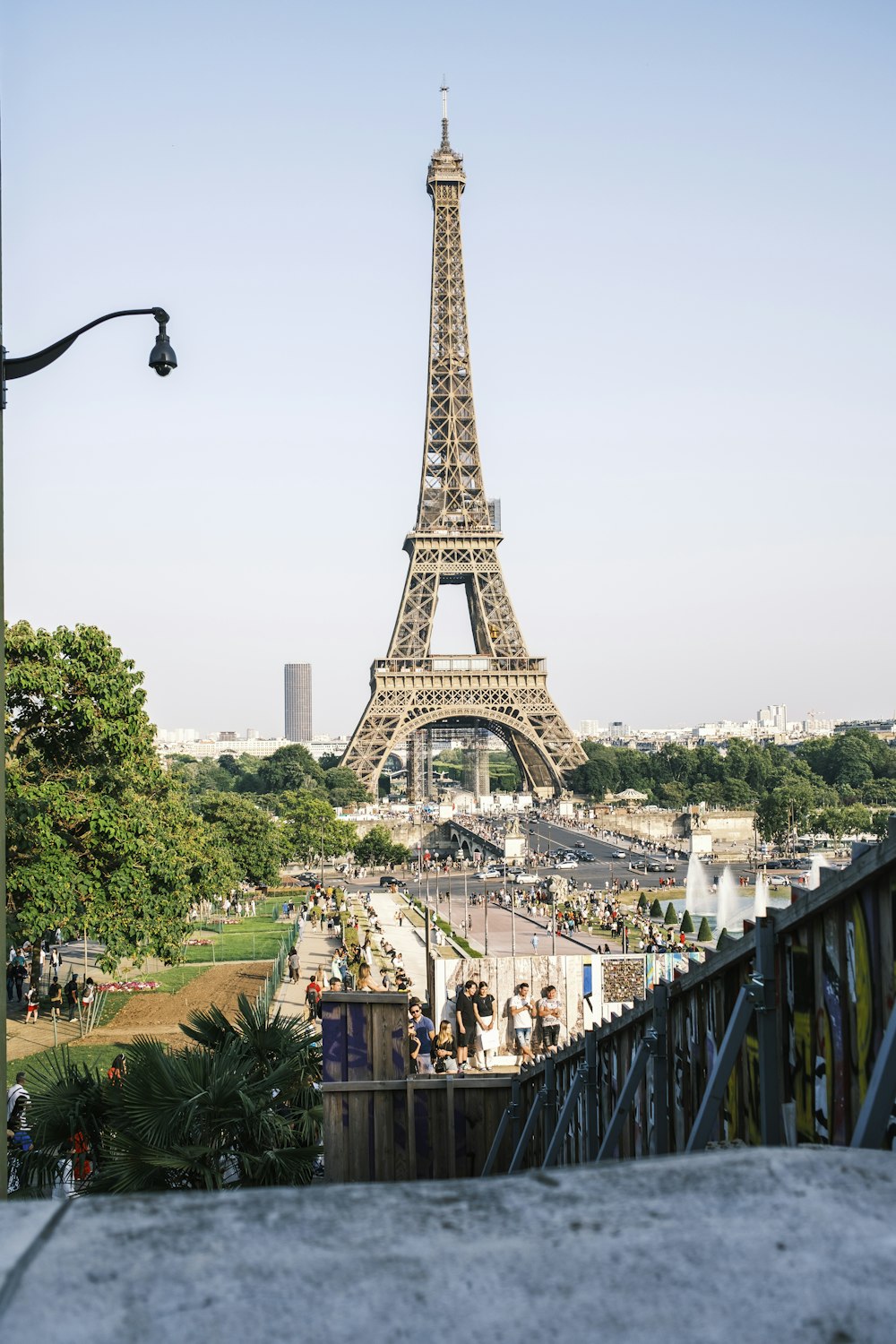 a tall metal tower