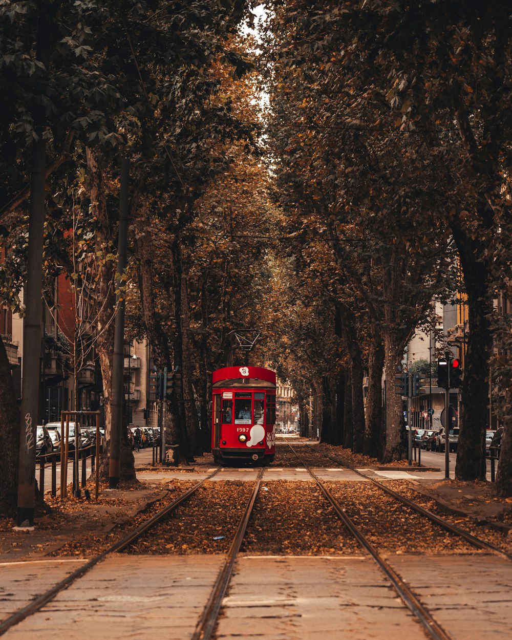 a trolley on a track