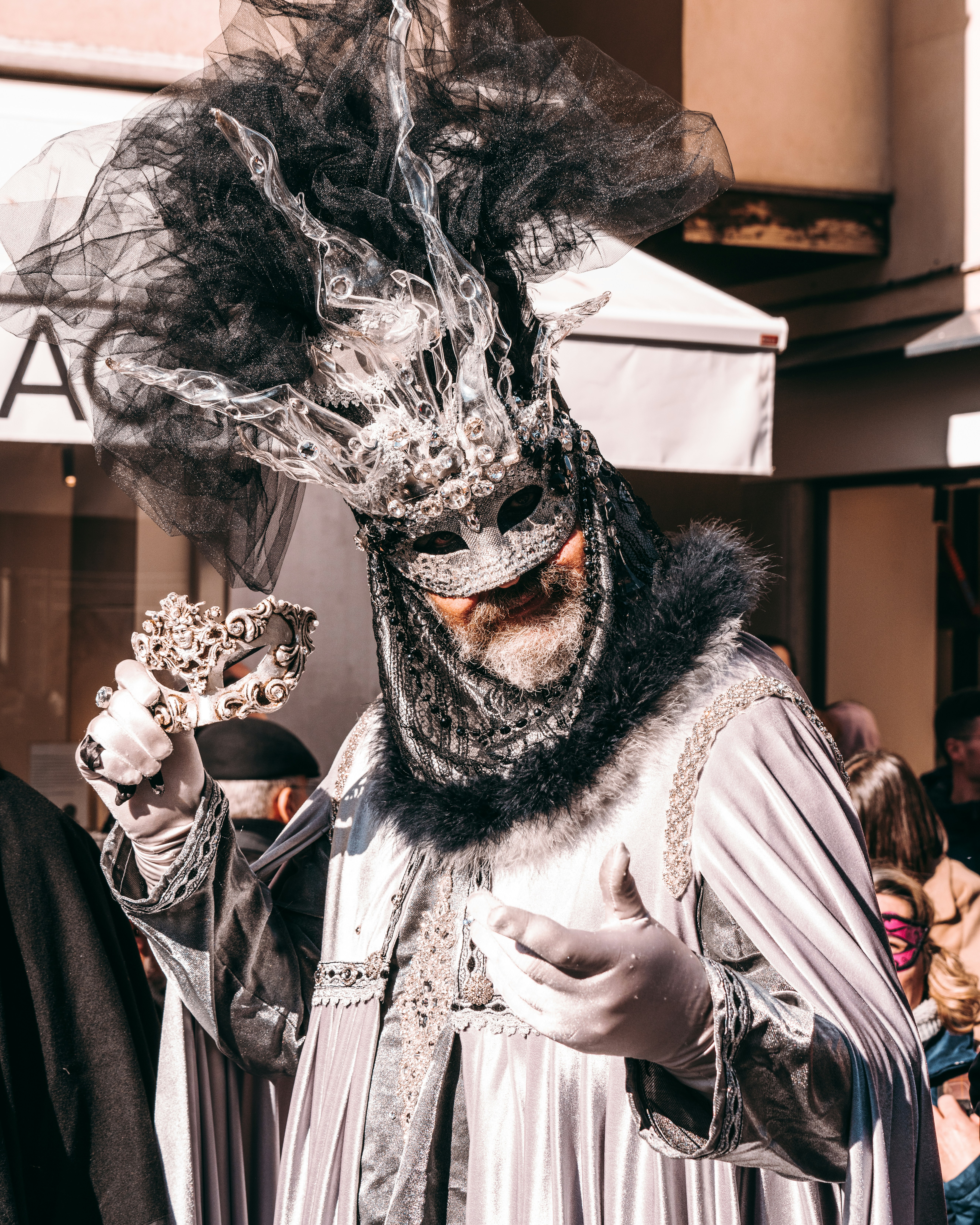 a person in a garment