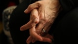 a close-up of a person's hands