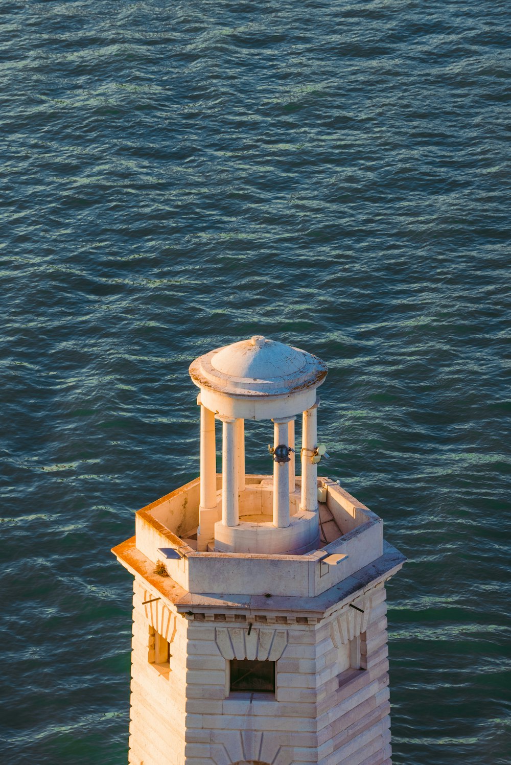 a light house on a pier