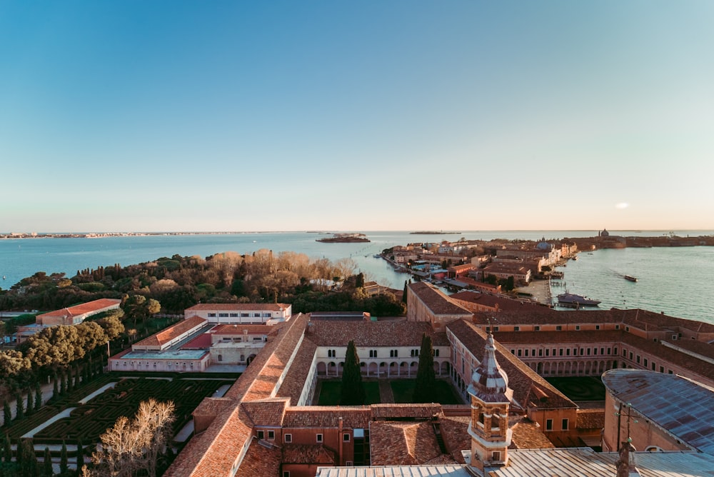 a city next to the water