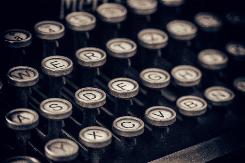 a close up of a keyboard