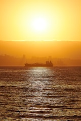 a boat in the water