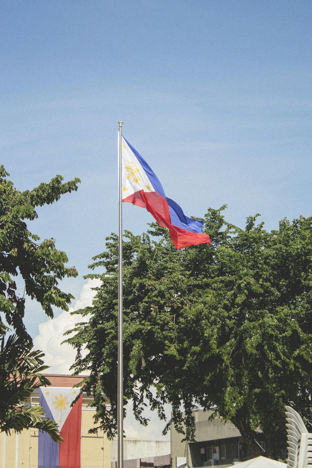 a flagpole with a flag on it