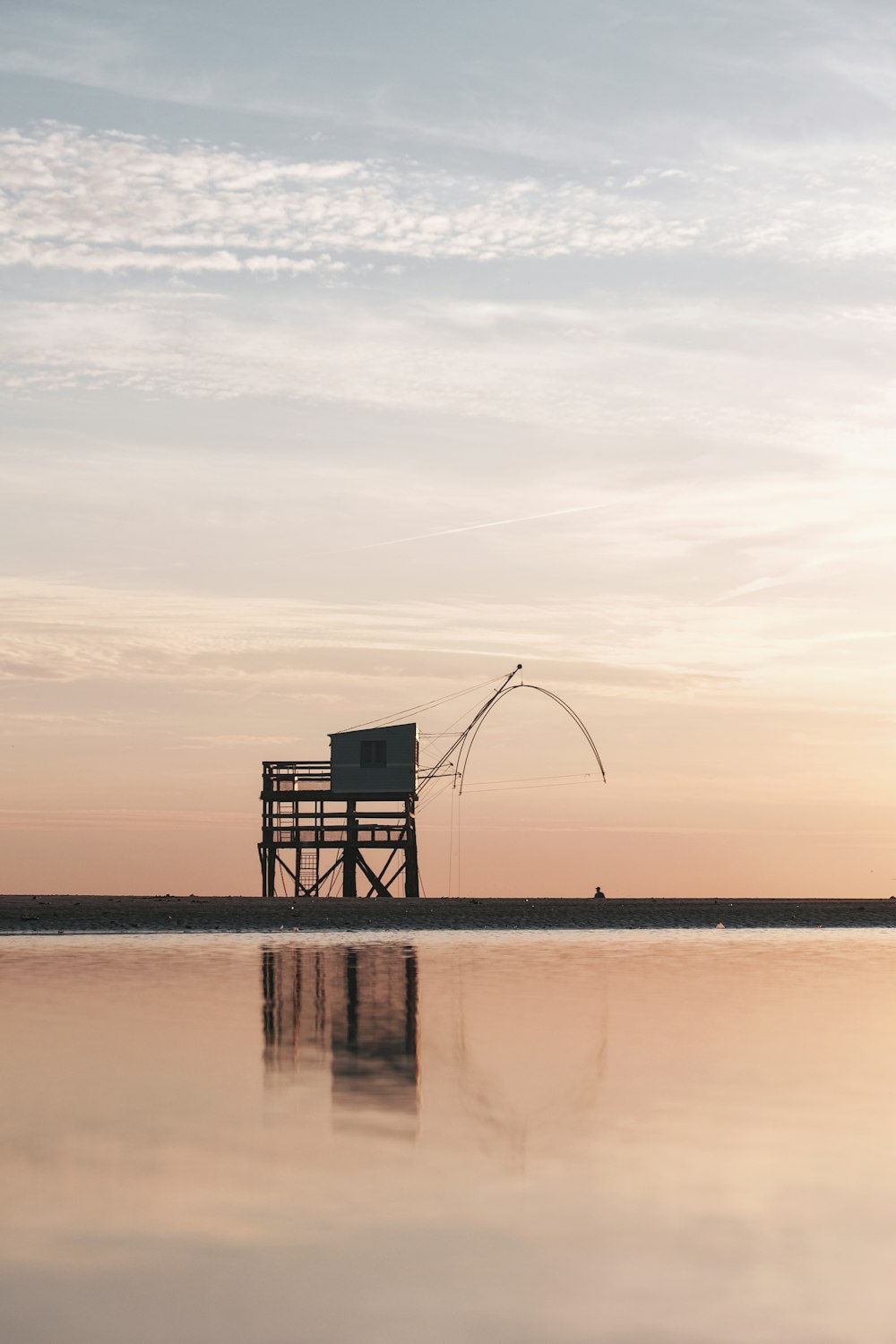 a structure in the water