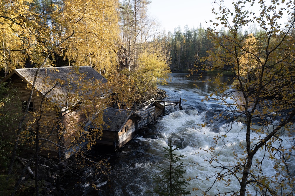 a house on a river