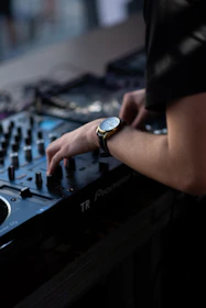 a person wearing a watch