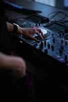 a person playing a music instrument