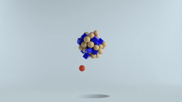 a group of colorful balls