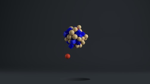a group of colorful balls