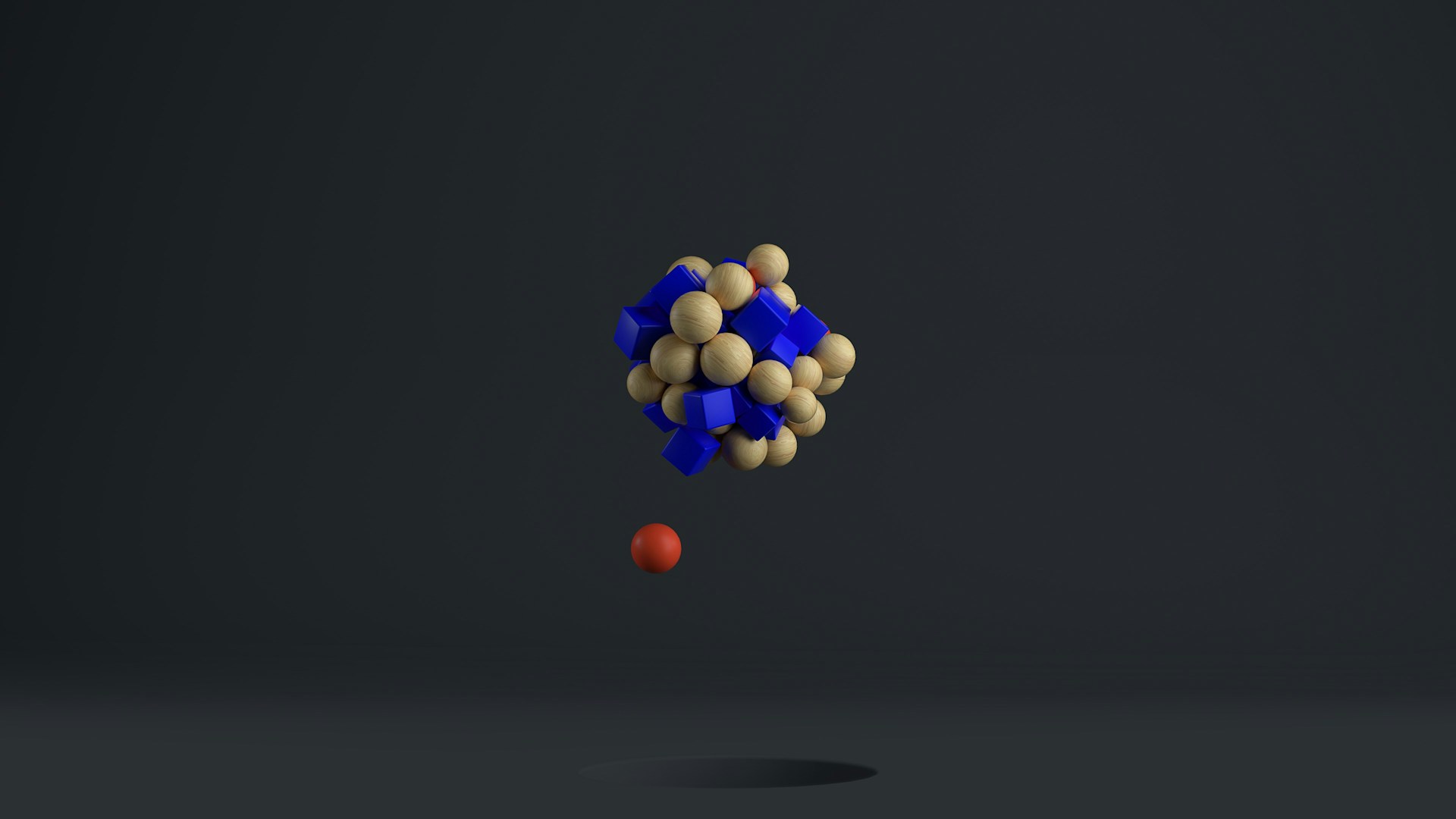 a group of colorful balls