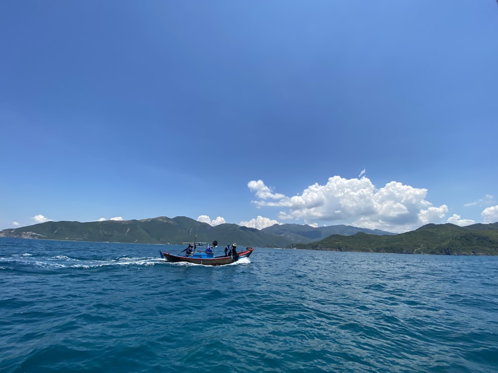 a boat on the water