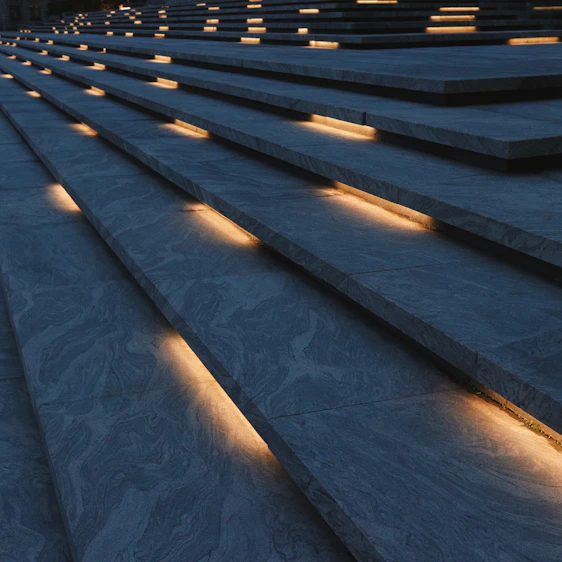 a close-up of some stairs